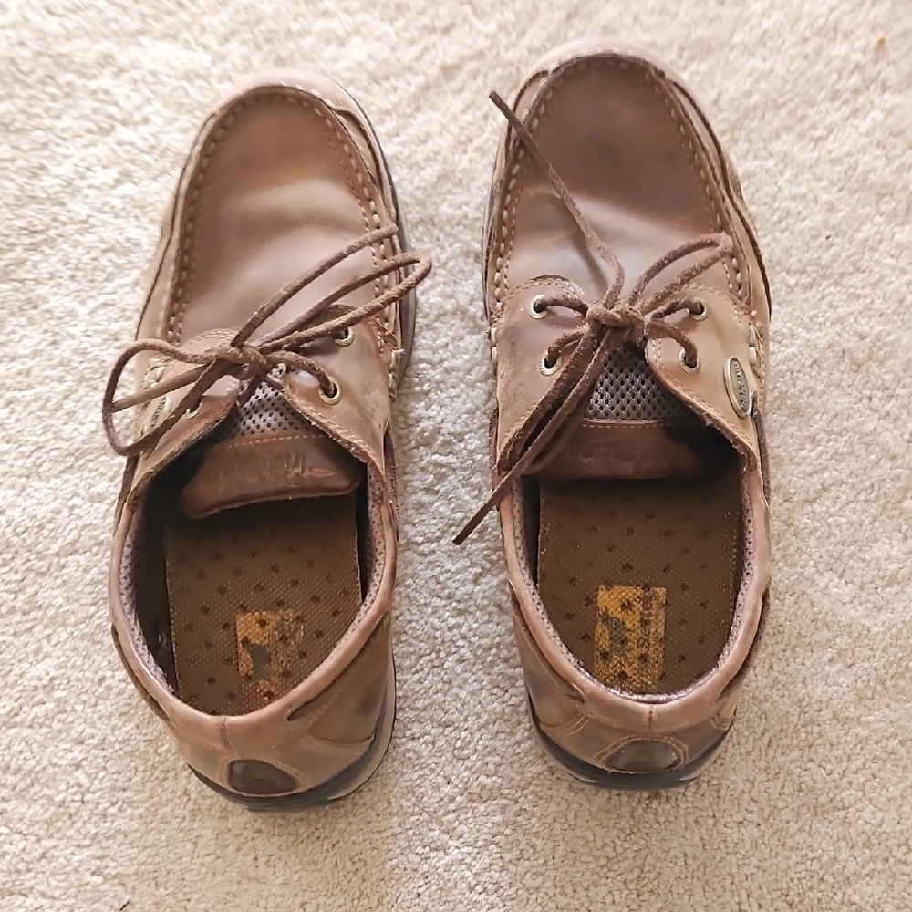 Irish Setter Brown Leather Boat Shoes
